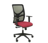 Silla Motilla malla negra asiento bali granate brazo regulable