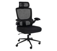 Silla de oficina newberg tela negro 70x67x114 cm