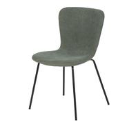 Silla de pana reciclada verde caqui