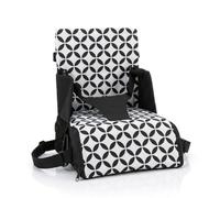 Silla de viaje infantil plegable y portátil Tataway Alza, asiento elevador con cinturones de seguridad y bolsillos de almacenamiento