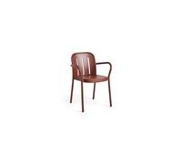 Silla Deville con Reposabrazos Hierro Rojo