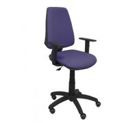 Silla Elche CP bali azul claro brazos regulables ruedas de parquet