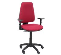 PIQUERAS Y CRESPO Silla Elche CP Bali Granate con Brazos Regulables