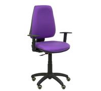 Silla Elche CP bali lila brazos regulables ruedas de parquet