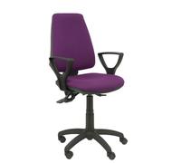 PIQUERAS Y CRESPO Silla Elche con Mecanismo Asíncrono y Brazos Fijos, Morado