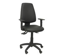 PIQUERAS Y CRESPO Silla Elche S con Mecanismo Sincro y Brazos Regulables, Negro