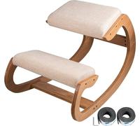 Silla ergonómica para arrodillarse, con capacidad de carga de 220 libras. Silla/taburete ergonómico para trabajar de rodillas, con cojín para las caderas, ideal para el hogar o la oficina, que promuev