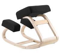 Silla ergonómica para arrodillarse, silla de apoyo para las rodillas con estructura de madera, cojines de espuma gruesa y marco resistente, altura ajustable, proporciona alivio natural para el dolor d