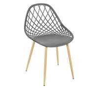 SILLA EXTERIOR GRIS MÁLAGA
