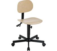Silla giratoria de trabajo, ajuste de altura mediante chavetero meychair, con ruedas