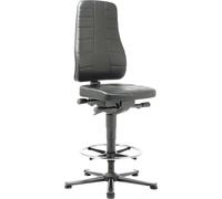 Silla giratoria de trabajo All-in-One bimos, con tacos y estribo circular