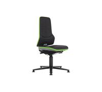 Silla giratoria de trabajo ESD NEON, tacos bimos, contacto permanente