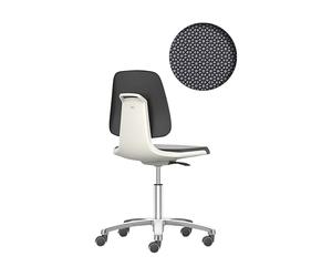 Silla giratoria de trabajo LABSIT bimos, cinco pies con ruedas