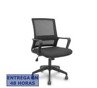 Silla giratoria oficina ergo535 para 4-6 horas de uso, peso máximo 12