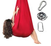 Silla Hamaca Colgante for Exteriores e Interiores, Ligera y portátil, Perfecta for Acampar(Red)
