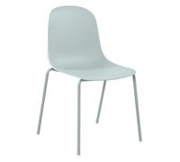 Silla hardin apilable plástico turquesa 55x51x85 cm