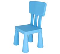 WELL HOME MOBILIARIO & DECORACIÓN Silla Infantil Amarilla en plástico Fuerte y Resistente, L:38 cm x F:35 cm x H:67 cm