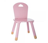 Silla infantil color rosa 32x31.5x50cm