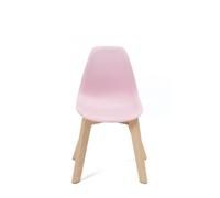 Silla infantil madera rosa 56,5x31x32cm