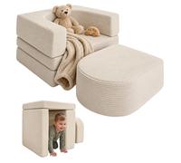 Relaxdays Sillón Infantil Modular, 4 Piezas, Bloques Suaves, 40x65x65 cm