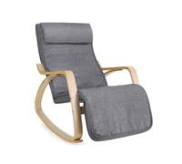 Silla Mecedora con Reposapiés Ajustable