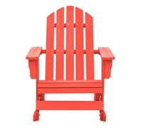 Silla mecedora de jardin adirondack madera maciza de abeto rojo
