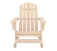 Silla mecedora de jardín - silla de exterior adirondack madera maciza de abeto