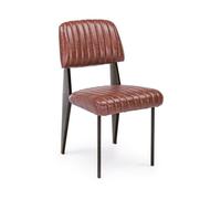 Silla Nelly Naranja Oscuro Vintage