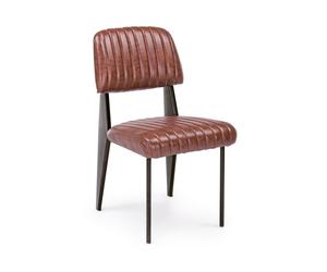 Silla Nelly Naranja Oscuro Vintage