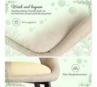 Silla para el salón, silla tapizada para vestuarios, silla de comedor, silla de acento moderna (solo 2 sillas), color caqui