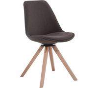 Silla para visitas, silla para anfitriones: comodidad y diseño exclusivo. Color: gris oscuro. Color del tejido: tonos naturales