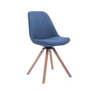 Silla para visitas troyes rund en tela azul 56x48x84 cm