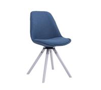 Silla para visitas troyes rund en tela azul 56x48x84 cm