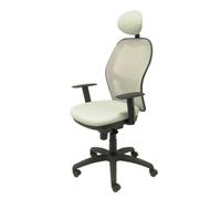 Silla jorquera malla gris asiento bali gris claro con cabecero fijo