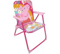 Disney Silla plegable infantil Peppa Pig con brazos 38x32x53 cm para interior y exterior
