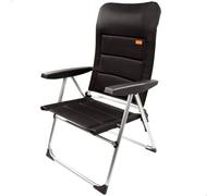 Silla Plegable Acolchada Deluxe Multiposición Aktive Garden, 49x59x105 Cm, Negro