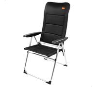 Silla Plegable Acolchada Respaldo Alto Multiposición Aktive, 49x67x123 Cm, Negro