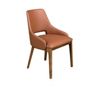 Silla polipiel marrón modelo 4156 angel cerdá s.l.silla de diseño moderno con asiento y respaldo tapizados en polipiel color marrón.