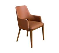 Silla polipiel marrón modelo 4157 angel cerdá s.l.silla con reposabrazos de diseño moderno con asiento y respaldo tapizados en polipiel color marrón.