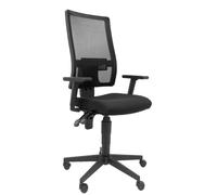 Piqueras y Crespo Silla Povedilla respaldo en malla asiento Bali negro