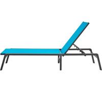 Silla reclinable para exteriores, ideal para patios, con 5 posiciones ajustables