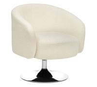 Silla Rizada "edith" H73cm Blanca - Atmosphera Createur D'interieur