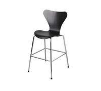 Fritz Hansen Silla 3177 Series 7 Junior cromo Black