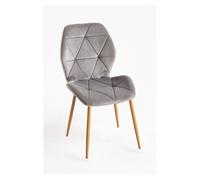 Silla sesel terciopelo - gris claro