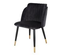 Silla Tapizada Lugger - Misterwils Furniture For Free Souls 53x82x60 Black