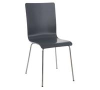 Silla visita pepe madera gris 47x43x87 cm