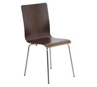 Silla visita pepe madera nogal 47x43x87 cm