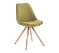 Silla visita toulouse rund en tela verde 56x48x84 cm