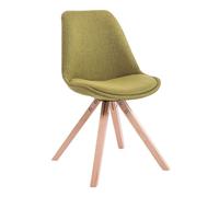 Silla visita toulouse square en tela verde 56x48x84 cm