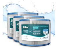 Sillar Cartuchos de Filtro Tipo S1 para Intex PureSpa, Duradero, Filtro de Repuesto para spas hinchables, 3 uds., 11692/29001E